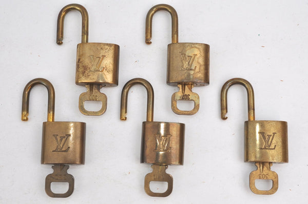 Authentic Louis Vuitton Padlock & Keys 10Set LV K4054