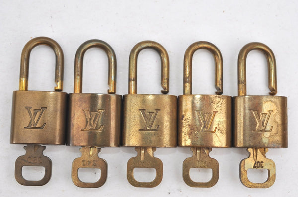 Authentic Louis Vuitton Padlock & Keys 10Set LV K4054