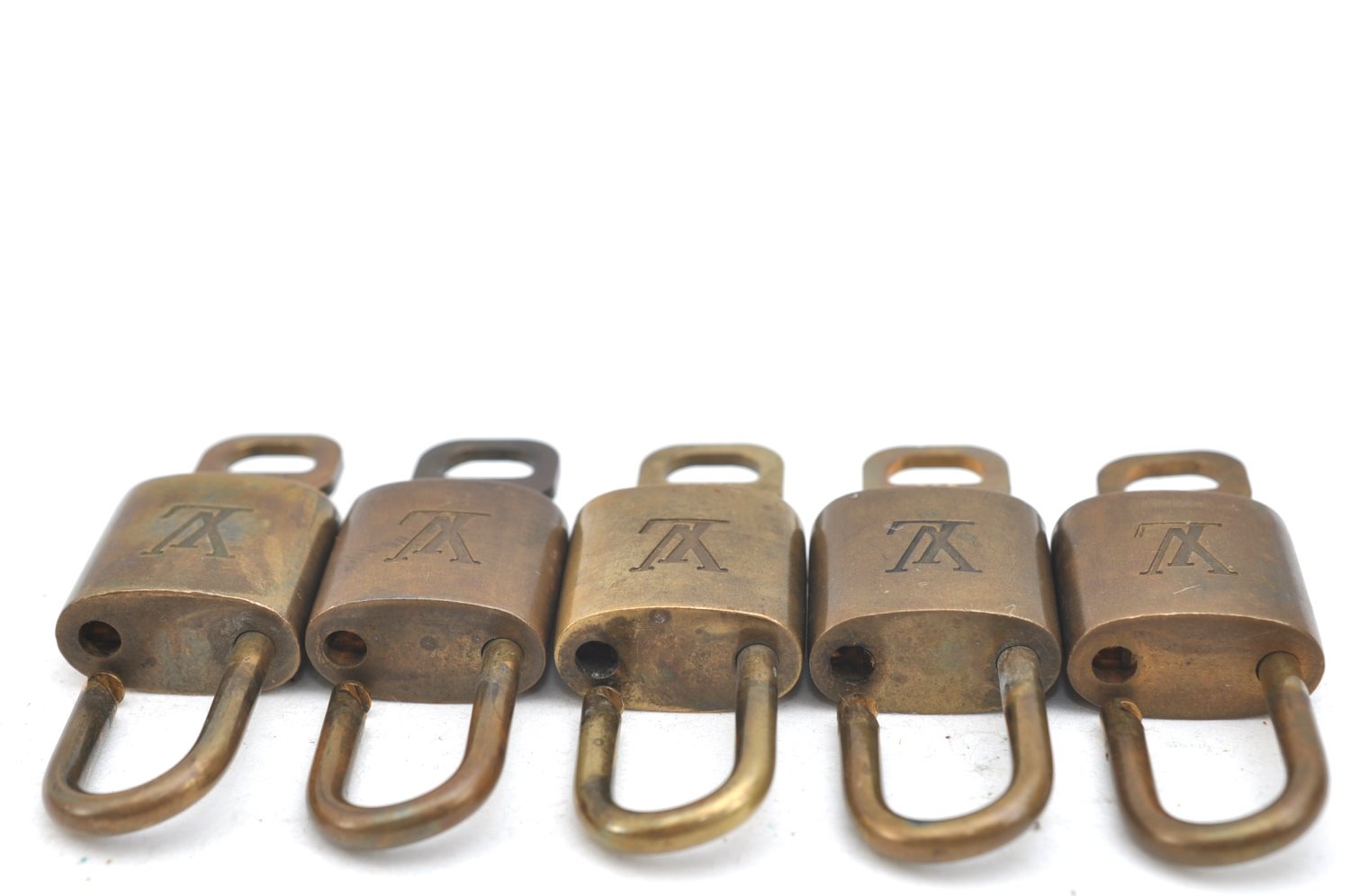 Authentic Louis Vuitton Padlock & Keys 10Set LV K4055