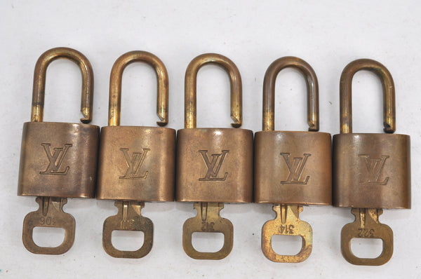 Authentic Louis Vuitton Padlock & Keys 10Set LV K4055