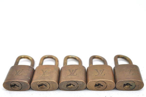 Authentic Louis Vuitton Padlock & Keys 10Set LV K4055