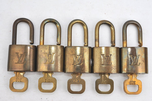 Authentic Louis Vuitton Padlock & Keys 10Set LV K4056