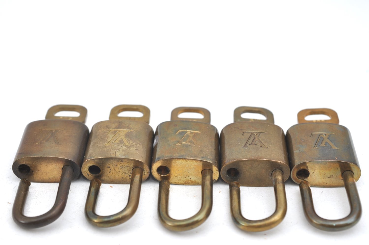 Authentic Louis Vuitton Padlock & Keys 10Set LV K4056