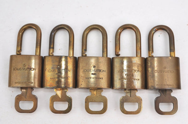 Authentic Louis Vuitton Padlock & Keys 10Set LV K4056