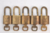 Authentic Louis Vuitton Padlock & Keys 10Set LV K4058