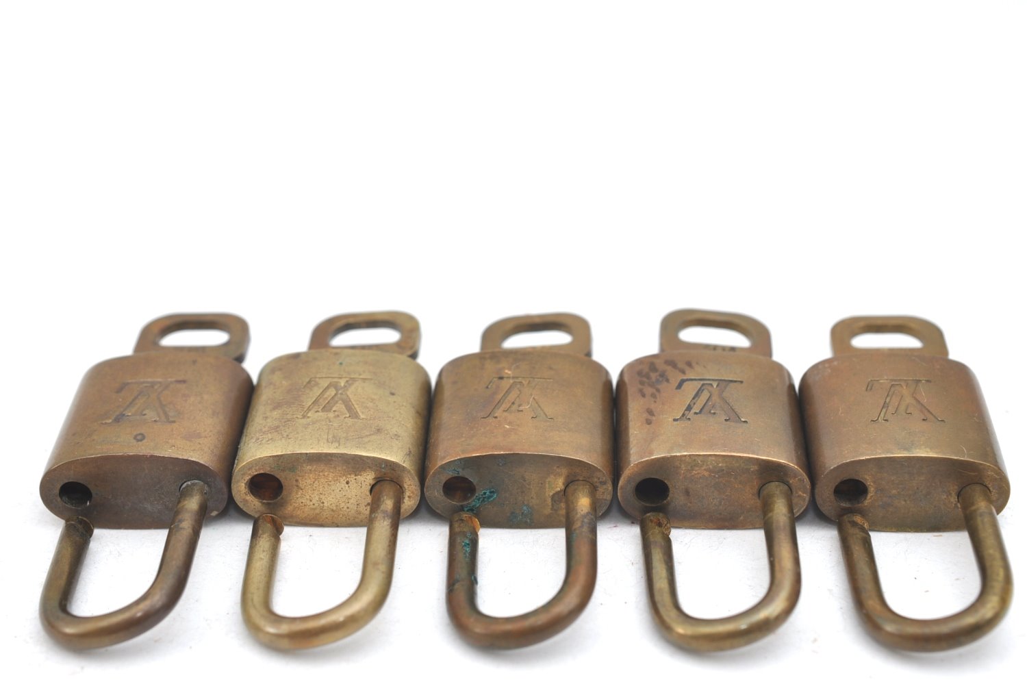 Authentic Louis Vuitton Padlock & Keys 10Set LV K4058