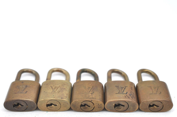 Authentic Louis Vuitton Padlock & Keys 10Set LV K4058