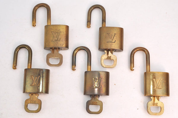 Authentic Louis Vuitton Padlock & Keys 10Set LV K4060