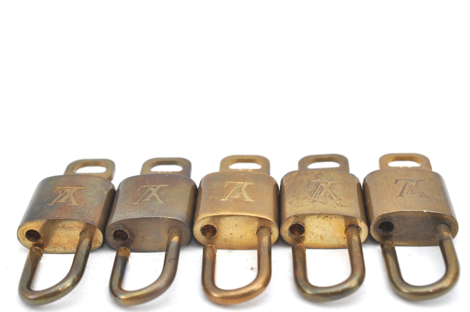 Authentic Louis Vuitton Padlock & Keys 10Set LV K4060