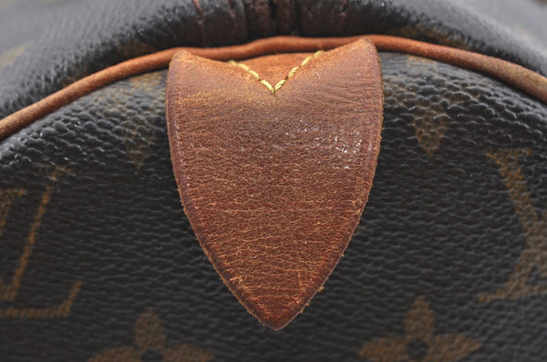 Authentic Louis Vuitton Monogram Speedy 30 Hand Boston Bag M41526 LV Junk K4061