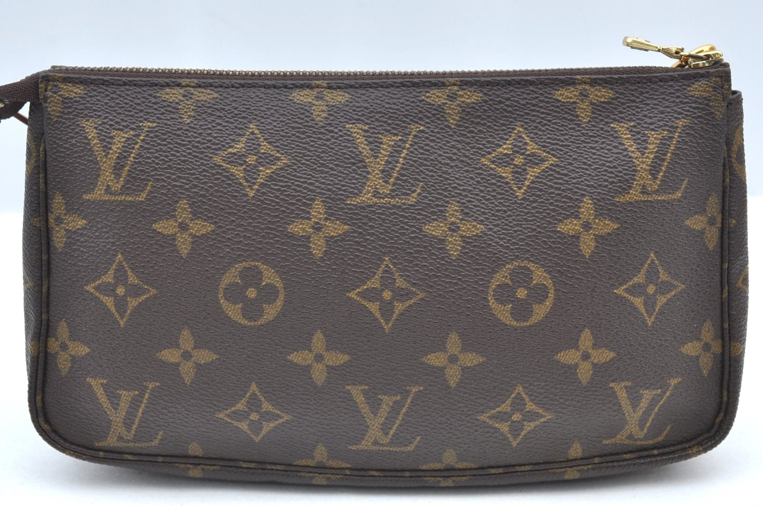 Authentic Louis Vuitton Monogram Pochette Accessoires Pouch M51980 LV K4064