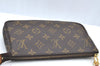 Authentic Louis Vuitton Monogram Pochette Accessoires Pouch M51980 LV K4064