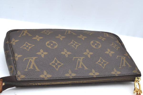 Authentic Louis Vuitton Monogram Pochette Accessoires Pouch M51980 LV K4064