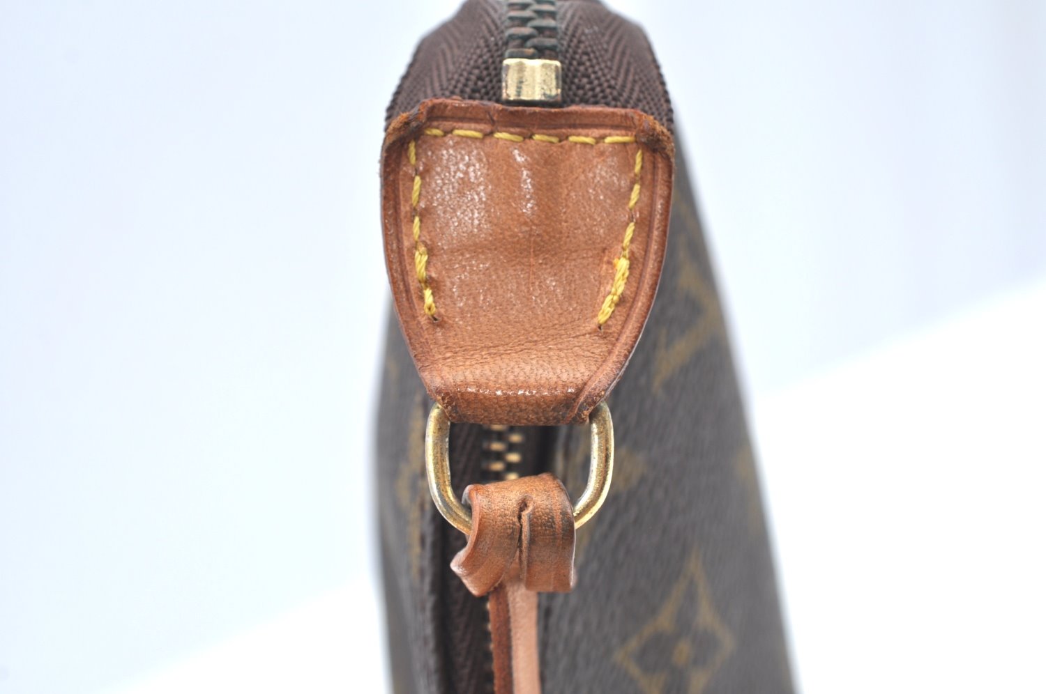 Authentic Louis Vuitton Monogram Pochette Accessoires Pouch M51980 LV K4064