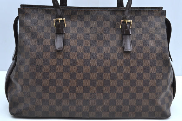 Authentic Louis Vuitton Damier Chelsea Shoulder Tote Bag N51119 LV K4065