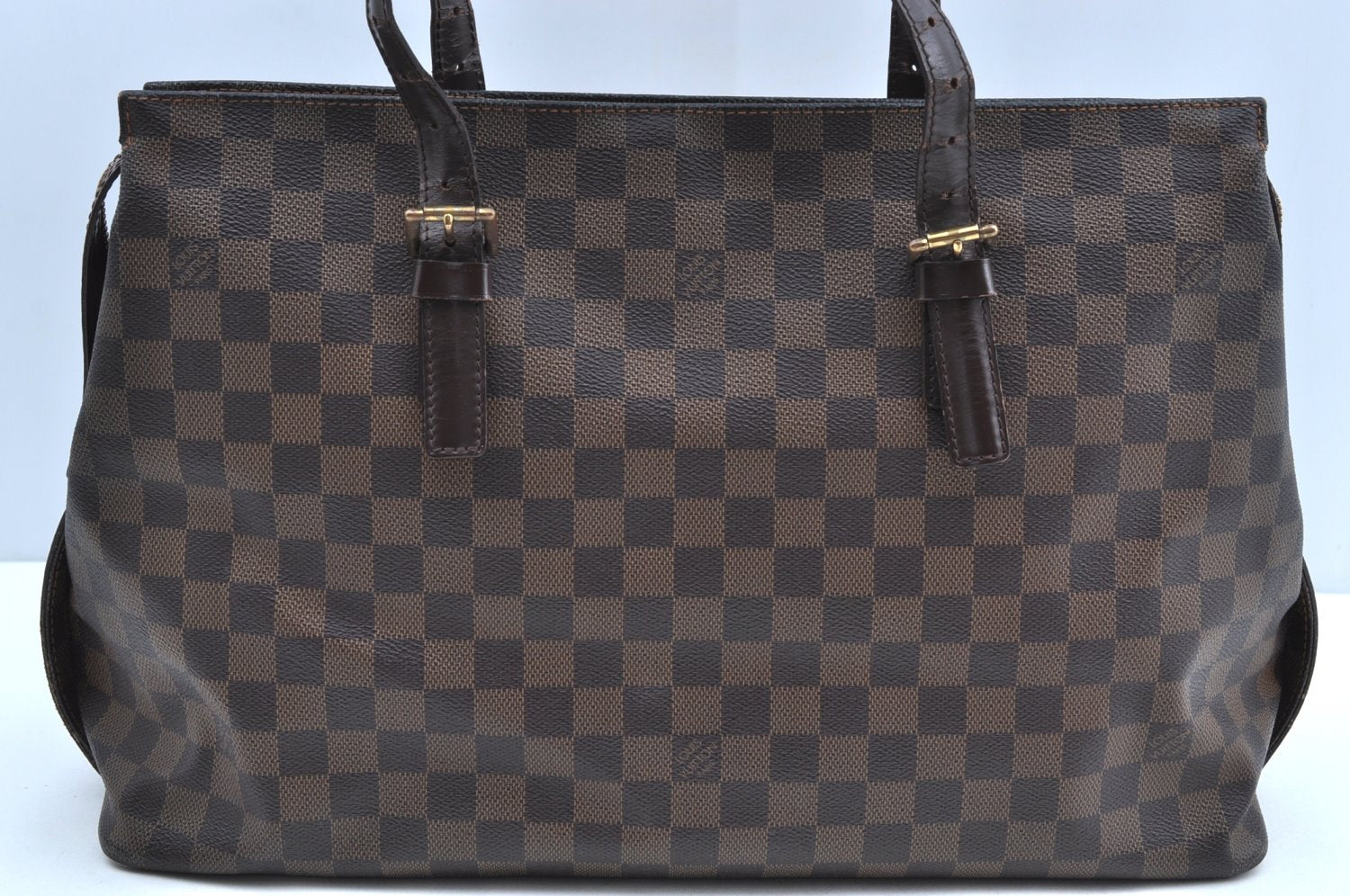 Authentic Louis Vuitton Damier Chelsea Shoulder Tote Bag N51119 LV K4065