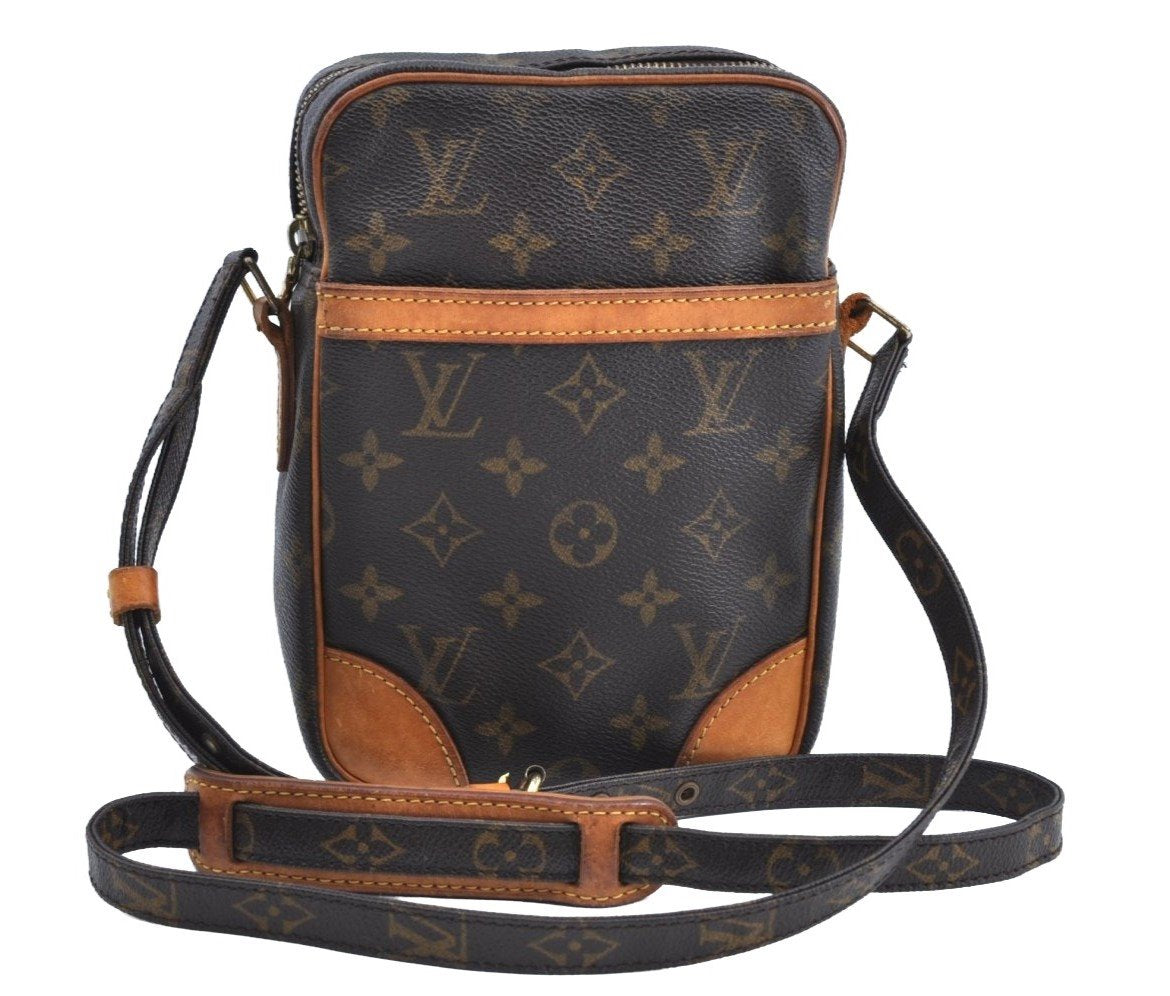 Authentic Louis Vuitton Monogram Danube Shoulder Cross Body Bag M45266 LV K4067
