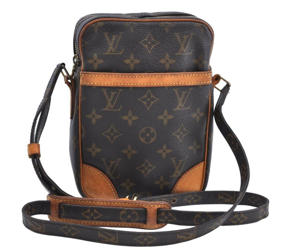 Authentic Louis Vuitton Monogram Danube Shoulder Cross Body Bag M45266 LV K4067