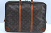 Authentic Louis Vuitton Monogram Porte Documents Voyage M40226 Briefcase K4069