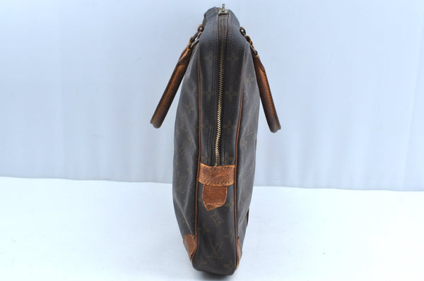 Authentic Louis Vuitton Monogram Porte Documents Voyage M40226 Briefcase K4069