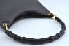 Authentic GUCCI Bamboo Shoulder Hand Bag Purse Leather 0013007 Brown K4070