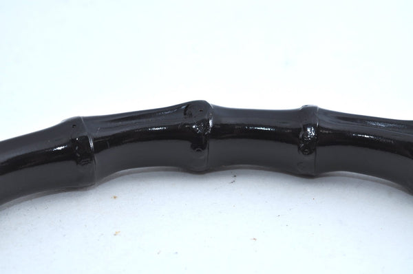 Authentic GUCCI Bamboo Shoulder Hand Bag Purse Leather 0013007 Brown K4070