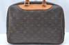 Authentic Louis Vuitton Monogram Deauville Hand Bag M47270 LV K4071