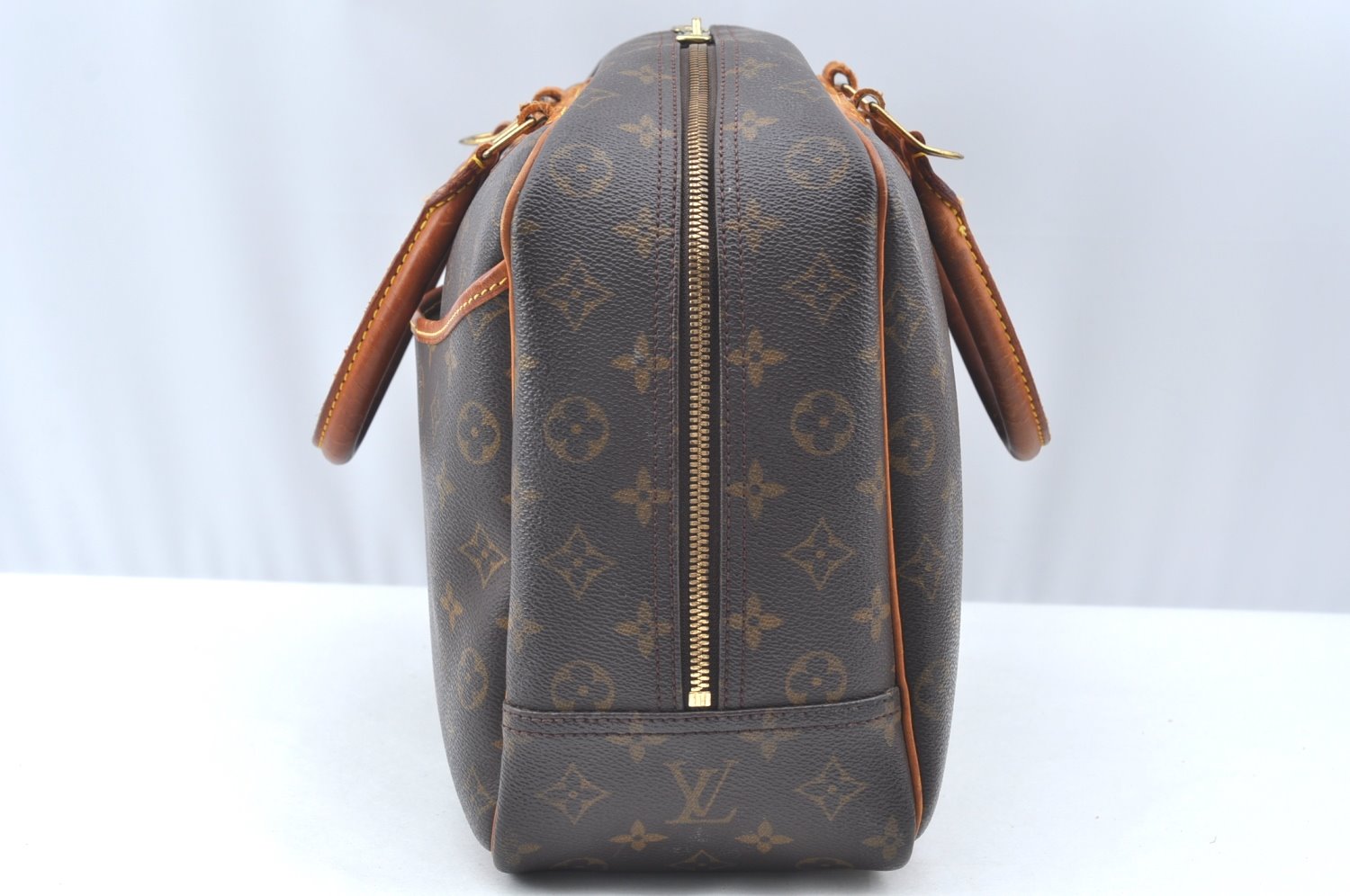 Authentic Louis Vuitton Monogram Deauville Hand Bag M47270 LV K4071