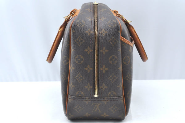 Authentic Louis Vuitton Monogram Deauville Hand Bag M47270 LV K4071