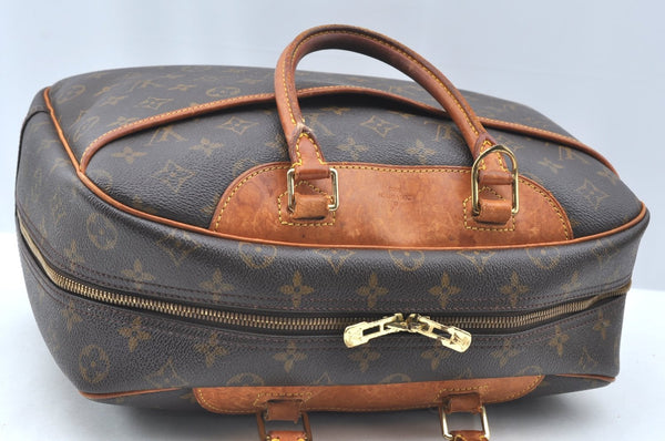 Authentic Louis Vuitton Monogram Deauville Hand Bag M47270 LV K4071