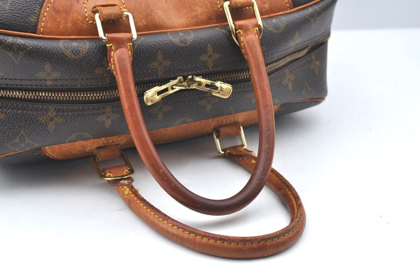 Authentic Louis Vuitton Monogram Deauville Hand Bag M47270 LV K4071