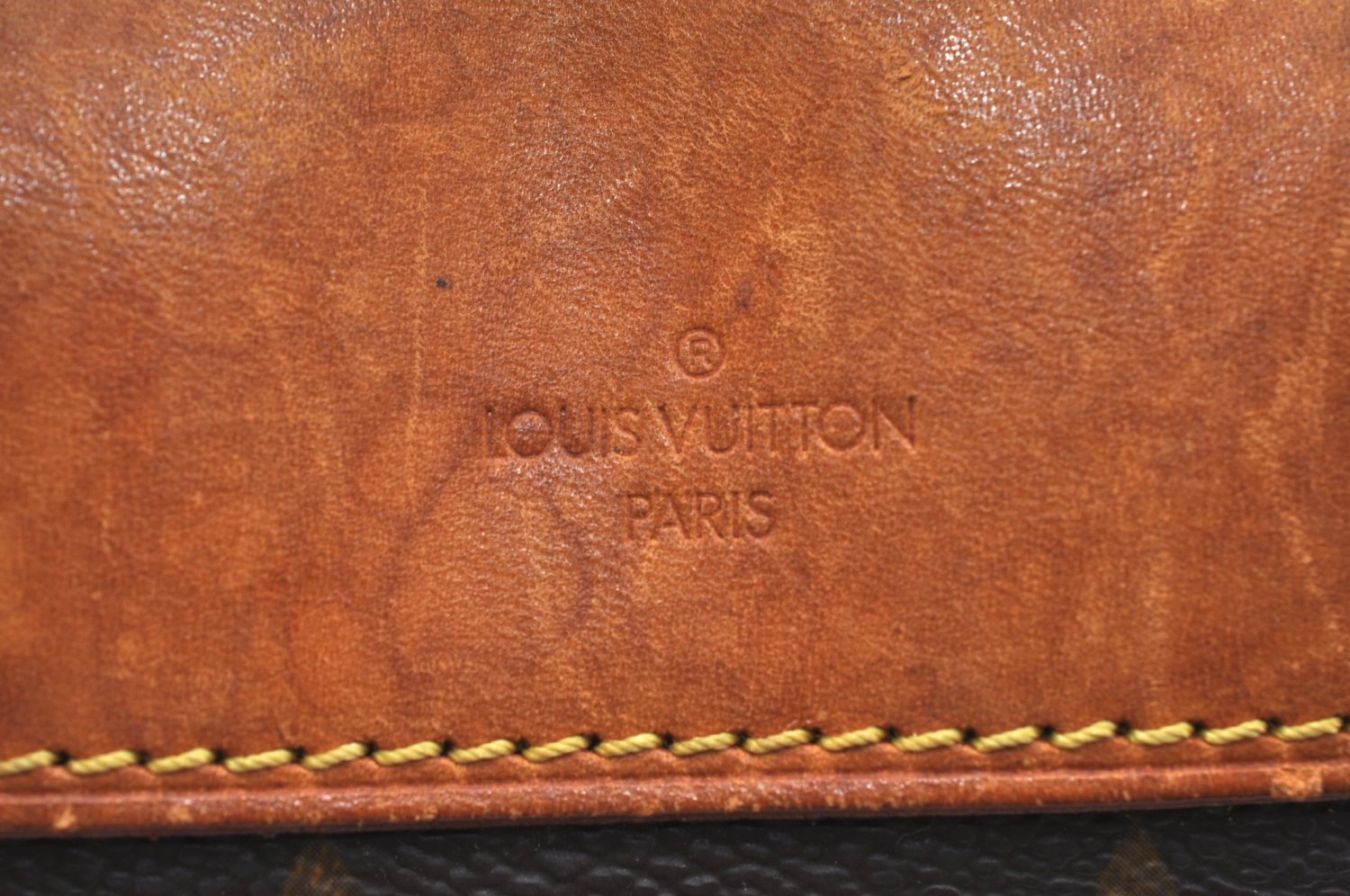 Authentic Louis Vuitton Monogram Deauville Hand Bag M47270 LV K4071