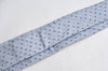 Authentic Louis Vuitton Necktie Tie Monogram Dots Pattern Silk Light Blue K4082