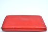 Authentic Louis Vuitton Vernis Eldridge Long Wallet Purse Red LV Junk K4083