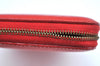 Authentic Louis Vuitton Vernis Eldridge Long Wallet Purse Red LV Junk K4083