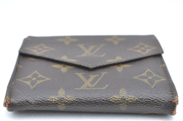Authentic Louis Vuitton Monogram Porte Monnaie Billets Wallet M61660 LV K4087