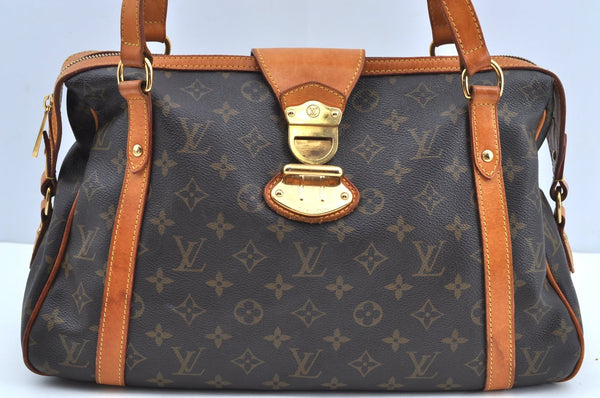 Authentic Louis Vuitton Monogram Stresa PM Shoulder Tote Bag M51186 Junk K4090