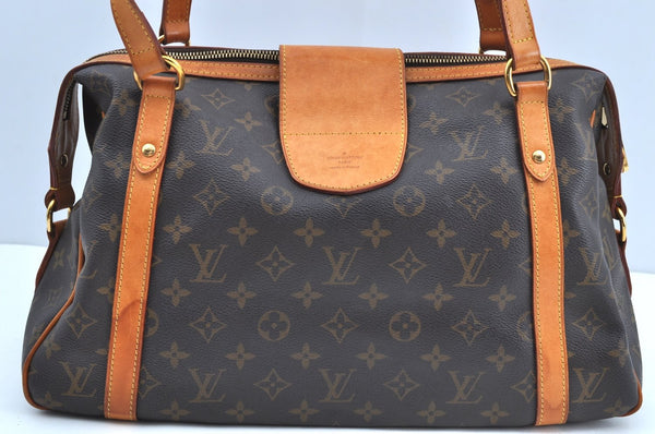 Authentic Louis Vuitton Monogram Stresa PM Shoulder Tote Bag M51186 Junk K4090