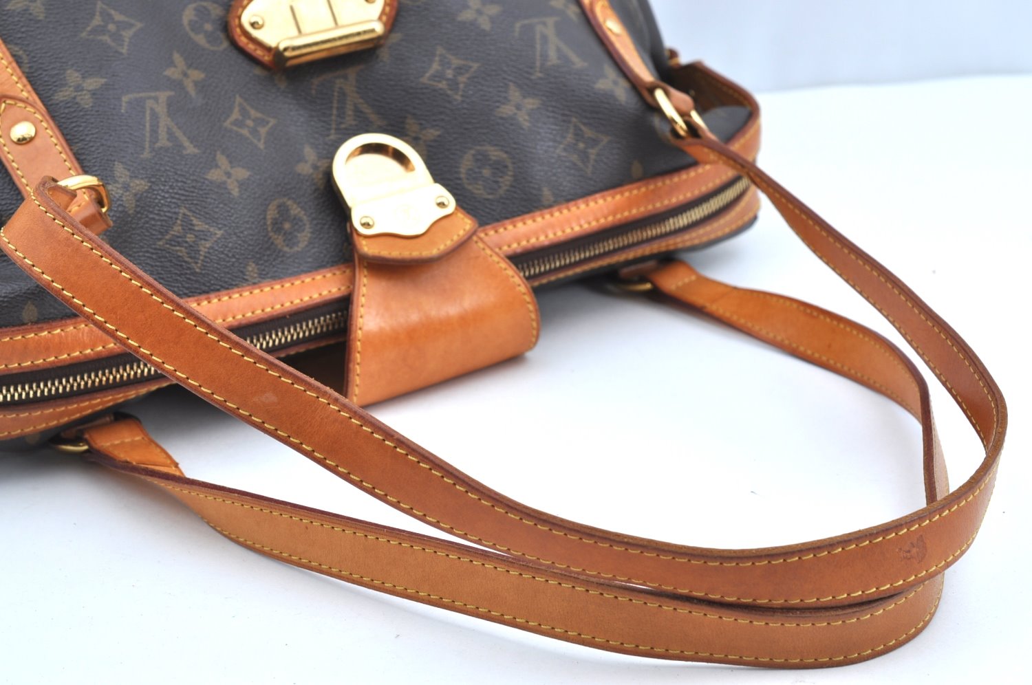 Authentic Louis Vuitton Monogram Stresa PM Shoulder Tote Bag M51186 Junk K4090