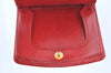 Authentic Louis Vuitton Epi Cuvette Coin Case Wallet Purse Red M63707 LV K4094