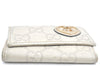 Authentic GUCCI Guccissima Lovely Heart 6 Key Case GG Leather 257217 White K4095