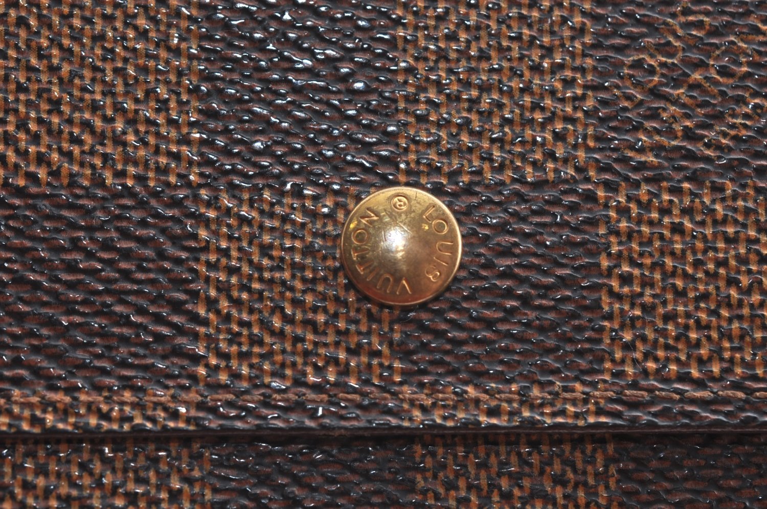 Auth Louis Vuitton Damier Porte Monnaie Billet Carte Credit N61652 Wallet K4096