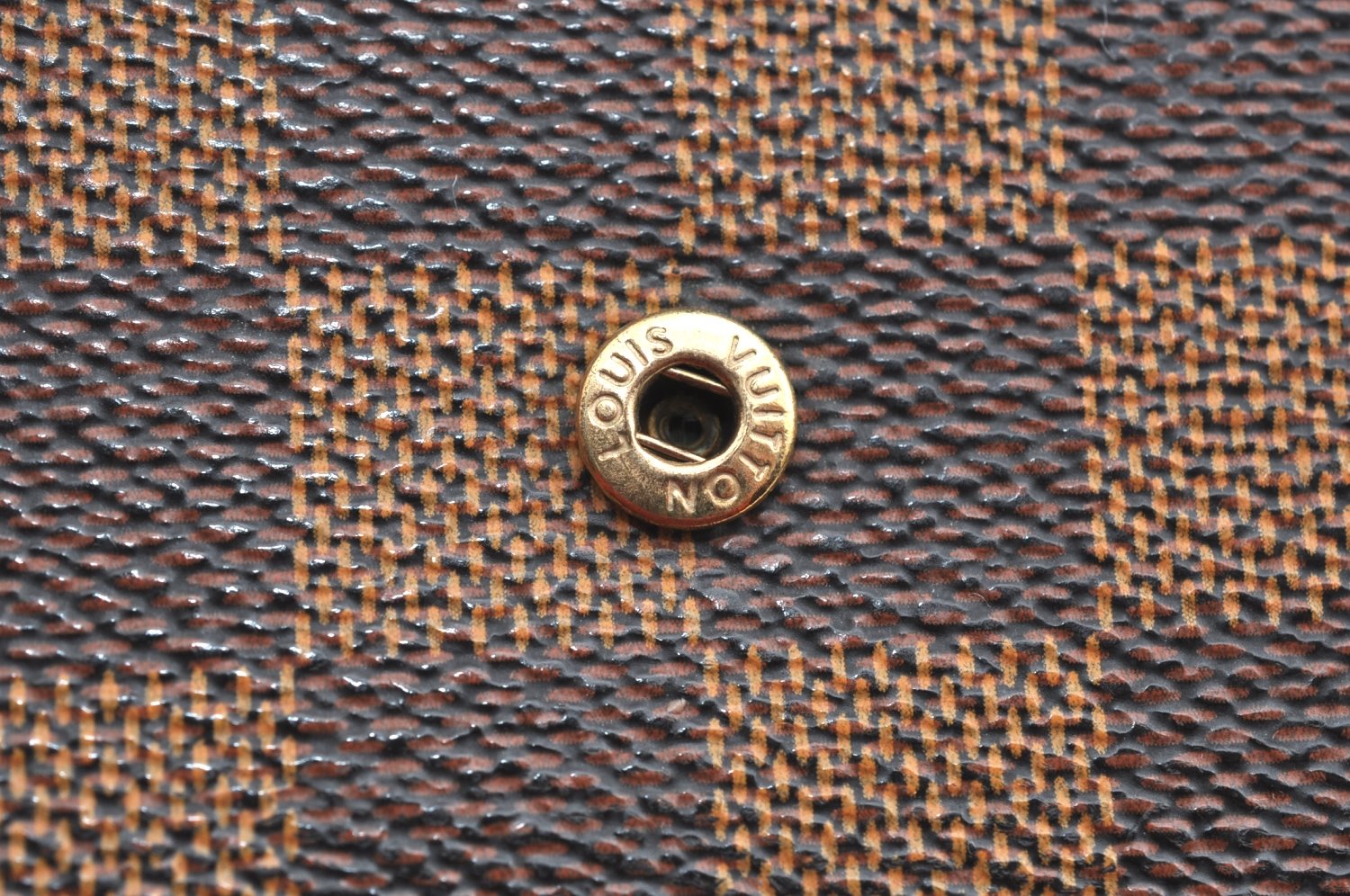 Auth Louis Vuitton Damier Porte Monnaie Billet Carte Credit N61652 Wallet K4096