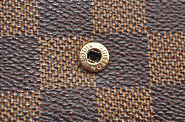 Auth Louis Vuitton Damier Porte Monnaie Billet Carte Credit N61652 Wallet K4096