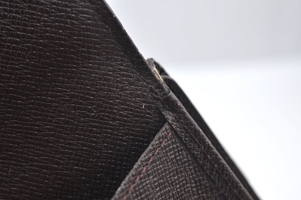 Auth Louis Vuitton Damier Porte Monnaie Billet Carte Credit N61652 Wallet K4096