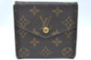 Authentic Louis Vuitton Monogram Porte Monnaie Billets Wallet M61660 LV K4097