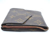 Authentic Louis Vuitton Monogram Porte Monnaie Billets Wallet M61660 LV K4097