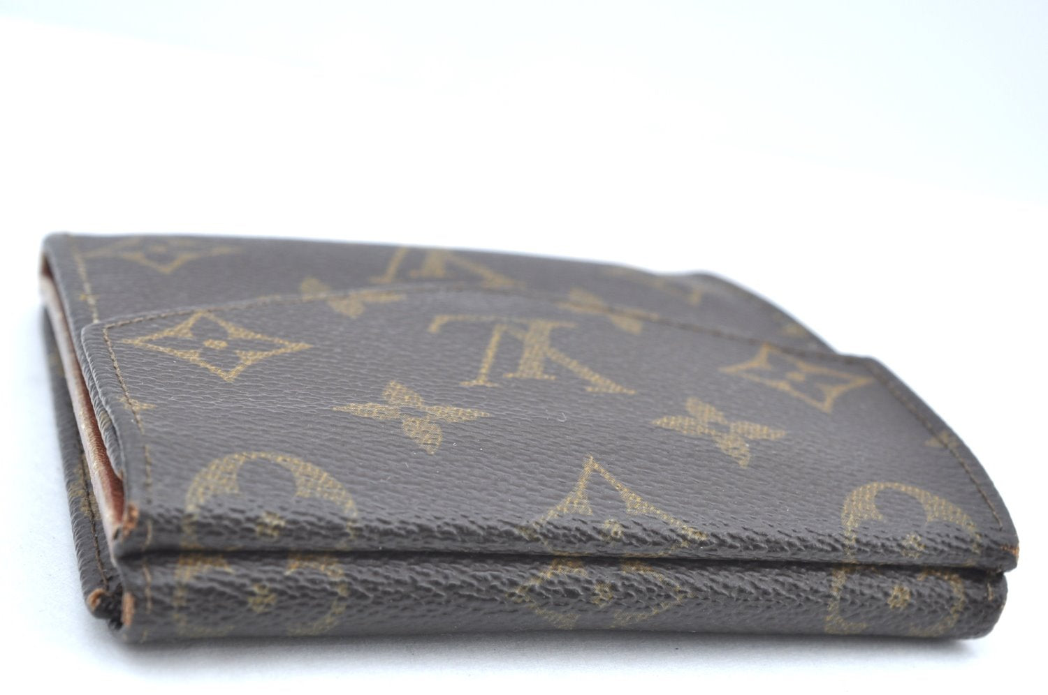 Authentic Louis Vuitton Monogram Porte Monnaie Billets Wallet M61660 LV K4097