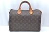 Authentic Louis Vuitton Monogram Speedy 30 Hand Boston Bag M41526 LV Junk K4101