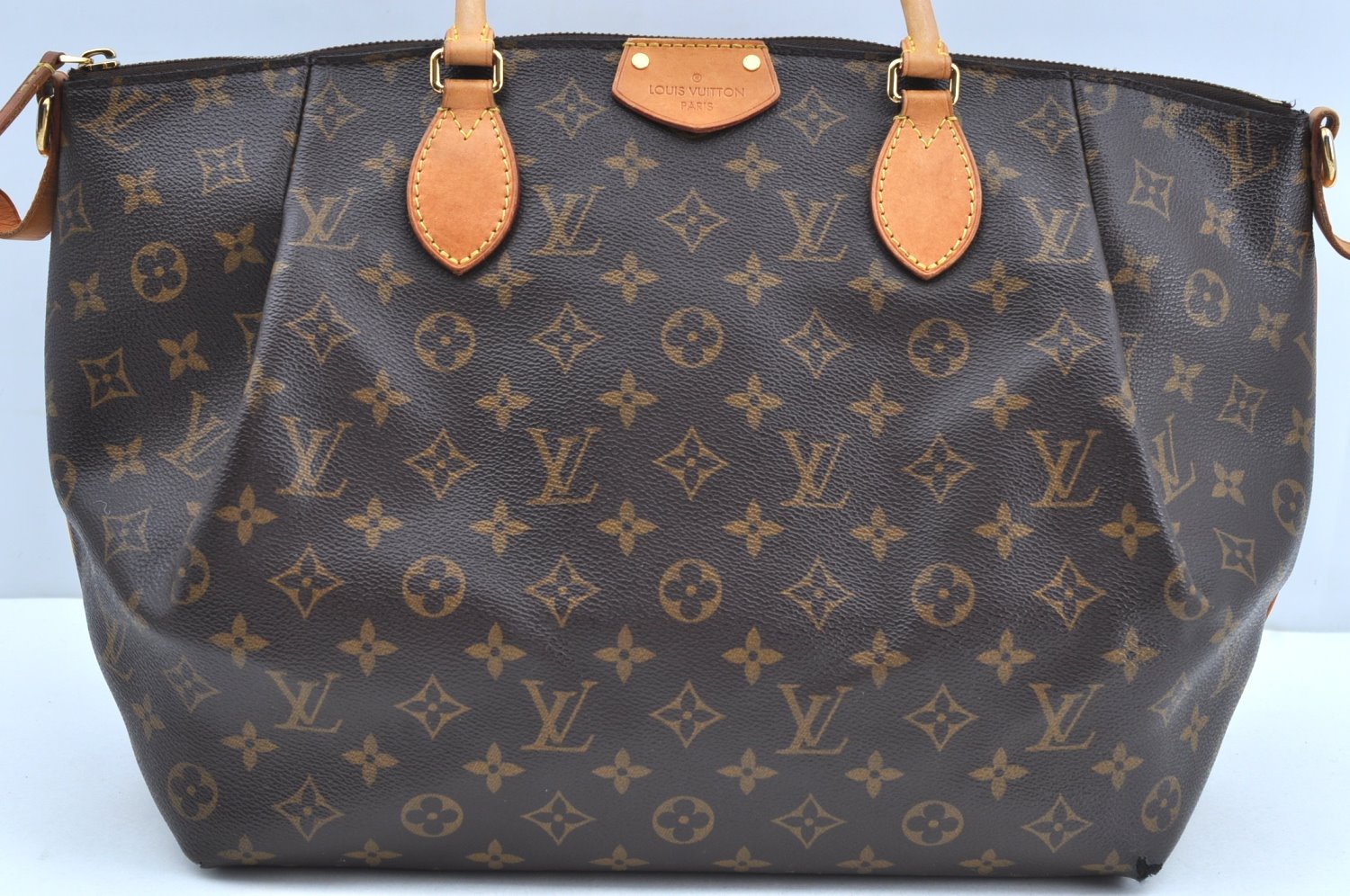Authentic Louis Vuitton Monogram Turenne MM M48814 2Way Shoulder Hand Bag K4105